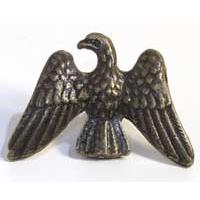 Emenee MK1020-ABB Home Classics Collection Eagle 2 inch x 1-3/8 inch in Antique Bright Brass inspiration Series
